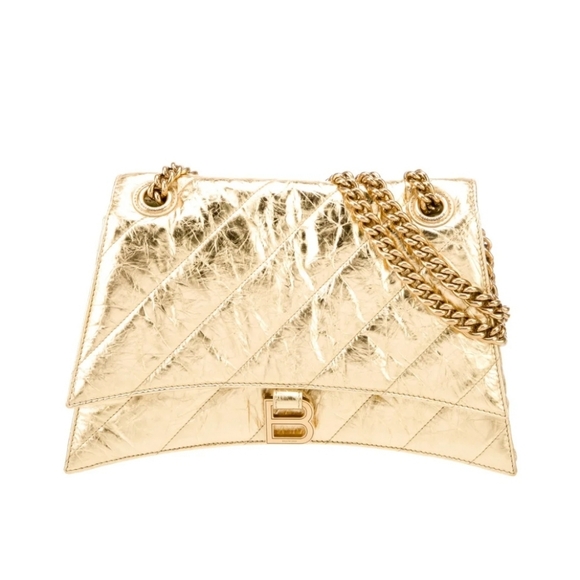 Authentic Balenciaga 2024 Crush Medium Chain Bag - Picture 2 of 11